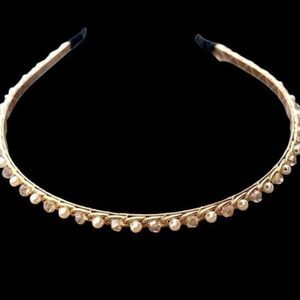 Sparkly Jeweled Headband with Pearls & Crystals for Teens or Kids